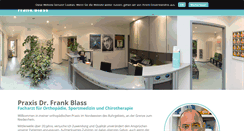 Desktop Screenshot of drblass.de